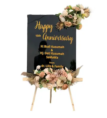 Papan Bunga Akrilik Sekaran